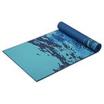 Gaiam Yoga Mat Premium Print Reversible Extra Thick Non Slip Exercise & Fitness Mat for All Types of Yoga, Pilates & Floor Workouts, Peaceful Waters, 6mm
