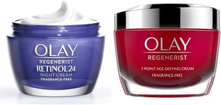 Olay Regenerist Retinol24 Night Face Cream Moisturiser with Retinol and Vitamin
