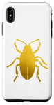 Coque pour iPhone XS Max Art Golden Wild Beetle pour hommes, femmes et enfants