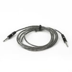 Taltech Aux-kabel 3.5mm, Svart/silver