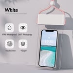 Badväska Telefonväska VIT white