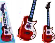 Leantoys Elgitarr För Barn Lights Melodies Röd