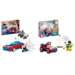 LEGO Marvel Spider-Man Race Car & Venom Green Goblin, Super Hero Building Toys for Boys & Girls Feat & 10789 Marvel Spider-Man's Car and Doc Ock Set, Spidey and His Amazing Friends Buildable Toy
