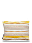 Embroidered Jacquard Sham Home Textiles Cushions & Blankets Cushion Covers Yellow Lexington Home