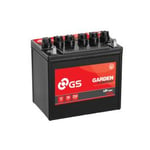 GS Yuasa GS-896 12V 26Ah 200A  Batteri til bl.a. Hagetraktor + Pol til venstre