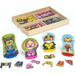 Melissa & Doug PAW Patrol Wooden Magnetic Pretend Play, Dress-Up Set 