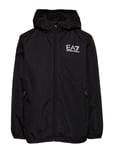 EA7 Jackets Outerwear Softshells Softshell Svart [Color: BLACK ][Sex: Kids ][Sizes: 128,140 ]
