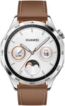 Huawei Watch GT4 46mm - Brown Leather