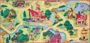 Candy Town Bil barnmatta 95 x 200 cm
