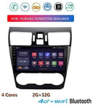 QWEAS Android 8.1 Stereo GPS Navigation Radio for Subaru Forester 2016-2018 9"Touch Screen Multimedia Player Mirror Link Bluetooth Hands-free Calls SWC