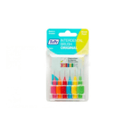 TEPE INTERDENTAL BRUSHES MIXED 0.4mm TO 0.8mm Size 0-5 Brush