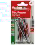 Fischer Duopower 8 X 65 S K Nv Råpluggar 65 Mm 537664 1 Set