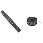 Lame de rechange Bosch - Accessoire pour tondeuse rotative Rotak 32/320/ et 32 Ergoflex & Bosch F016800351 Recharge et bobine de fil intégrée de 6 m de long Ø 1,6 mm d'épaisseur de fil