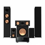 Yamaha RX-V6A &amp; Klipsch Reference R-600F Hemmabiopaket 5.1 Svart