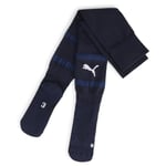 PUMA Fotbollsstrumpor Teamfinal - Navy/vit, storlek 31-34