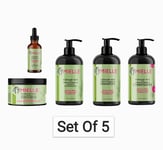 Mielle Rosemary Strengthening Set Of 5 Shampoo/conditioner/masque /oil/leave-in