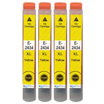4 Yellow Ink Cartridges for Epson Expression Photo XP-55, XP-760, XP-860, XP-960