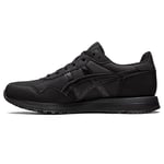 ASICS Men's Tiger Runner II Sneaker, Black/Black, 7.5 UK