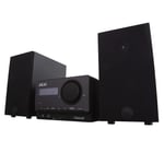 Akai Core A61039DAB Multi-Functional Stereo system with Bluetooth, DAB, CD and USB, Black