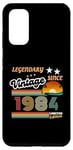 Coque pour Galaxy S20 Vintage légendaire depuis 1984, 40e anniversaire, Millésime 1984