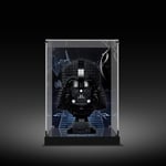 MBKE Acrylic Display Case for LEGO 75304 Star Wars Darth Vader Helmet, Dustproof Protection Display Box Compatible with Lego 75304