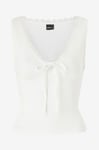 Gina Tricot - Topp Rib Tank - Vit