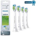 Philips Sonicare W2 Optimal White Toothbrush Heads 4 Pieces NEW