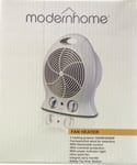 Portable Electric Fan Heater - 1000 / 2000 Watt - Hot & Cool Air - Winter & Summer