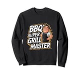 Grillmaster Chef Outdoor & BBQ Master Barbecue Grill Master Sweatshirt