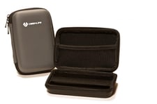 Case4Life Grey Hard Shockproof Digital Camera Case Bag for Panasonic Lumix DMC-TZ1000EBK, DMC-3D1, DMC-FT5, DMC-TZ40, DMC-TZ57, DMC-TZ60, DMC-TZ70, DMC-TZ80EB, TZ90