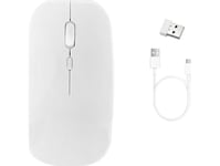 Strado Mouse Wireless Bluetooth Computer Mouse With Radio Band - Ctmm (White) Universal
