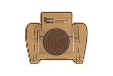 MastaPlasta Patch de réparation autocollant en cuir de qualité supérieure - Aigle brun clair - 8 x 8 cm - Premiers secours pour canapés, sièges de voiture, sacs à main, vestes