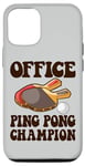 Coque pour iPhone 14 Pro Office Ping Pong Design Table Tennis Und Tischtennis