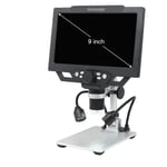 Digitalt mikroskop, portabelt, LCD-videodisplay, 1200X Li-batteri