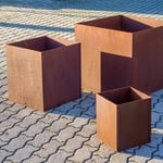 Skotte Garden Kruka I Corten 60 X 60 X 55 Cm