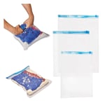 Vakuumpåsar för kläder, 3 storlekar, 9-pack