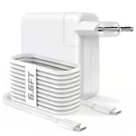 Remplacement MacBook-Air Chargeur Rapide USB C 67W, Chargeur pour MacBook Pro/Air 13-15 Pouces 2018-2024, M1 M2 M3 Laptop Power Adapter, Compatible avec iPad Pro/Air, Huawei, Lenovo, HP, Samsung, Dell