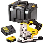 Dewalt DCS331N 18V Cordless Jigsaw with 1 x 5.0Ah Battery & Charger in Case