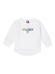Tommy Hilfiger Baby Tommy Logo Sweatshirt, White/Multi