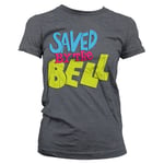 Saved By The Bell Distressed Logo Girly Tee, T-Shirt