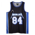 Amplified Mens Ride The Lightning Metallica Basketball Jersey - L