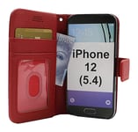 New Standcase Wallet iPhone 12 Mini (5.4) (Röd)