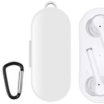 Geekria Silicone Case Cover Compatible with HUAWEI FreeBuds 3i True Wireless Earbuds Protective Charger Carrying Case, Wireless Earphones Skin Cover with Keychain Hook, Charging Port Accessible