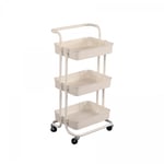 3 Tier Household Kitchen Bathroom Storage Trolley