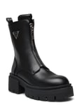 Leila Shoes Boots Ankle Boots Ankle Boots Flat Heel Black GUESS