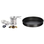 Trangia Unisex Stove Alloy Pans, Silver, Size 27 Size 1 UK & Non-Stick Frypan For ,Silver,27 Set,Diameter 18 CM