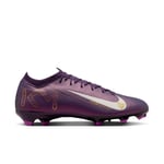 Nike Air Zoom Mercurial Vapor 16 Pro FG Mbappé Personal Edition - Lila/Vit - Gräs (FG), storlek 36