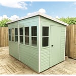 8 x 6 Pent Wooden Potting Shed