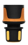 Fiskars Raccord de Tuyau, Taille universelle, Ø 9 mm (3/8"), Points de contact SoftGrip, 30 g, noir/orange/jaune, FLOW, 1027071