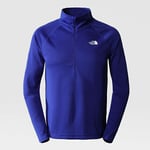 The North Face Men's Flex II 1/4 Zip Long-Sleeve T-Shirt SHADY BLUE HEATHER (7ZBC HKW)